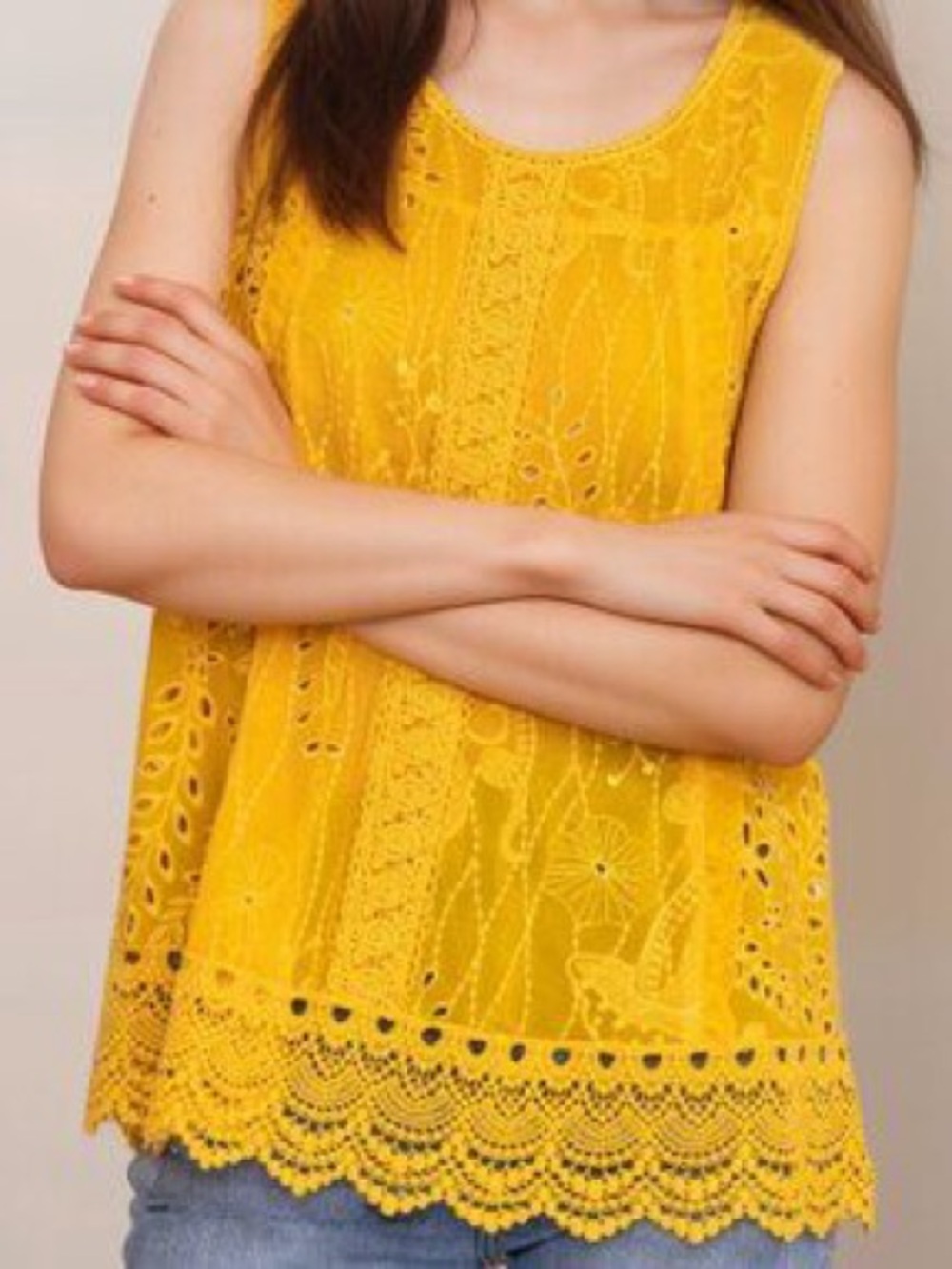 Johnny Was Tsion Blouse Golden